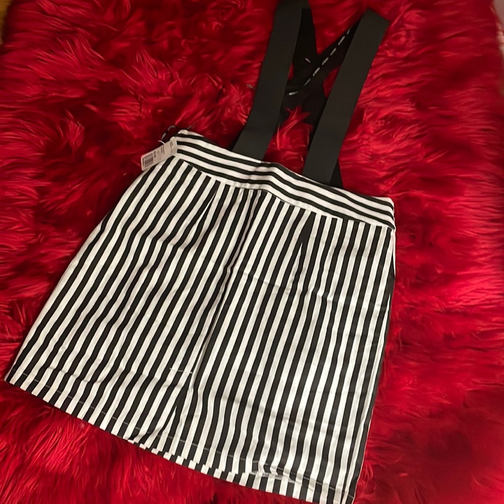One piece jumpsuit black and white